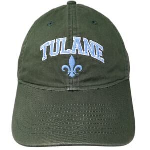 Legacy Baseball Cap Green One Size Tulane University Fleur-de-lis Slideback Hat